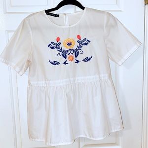 Colorful Embroidered top!